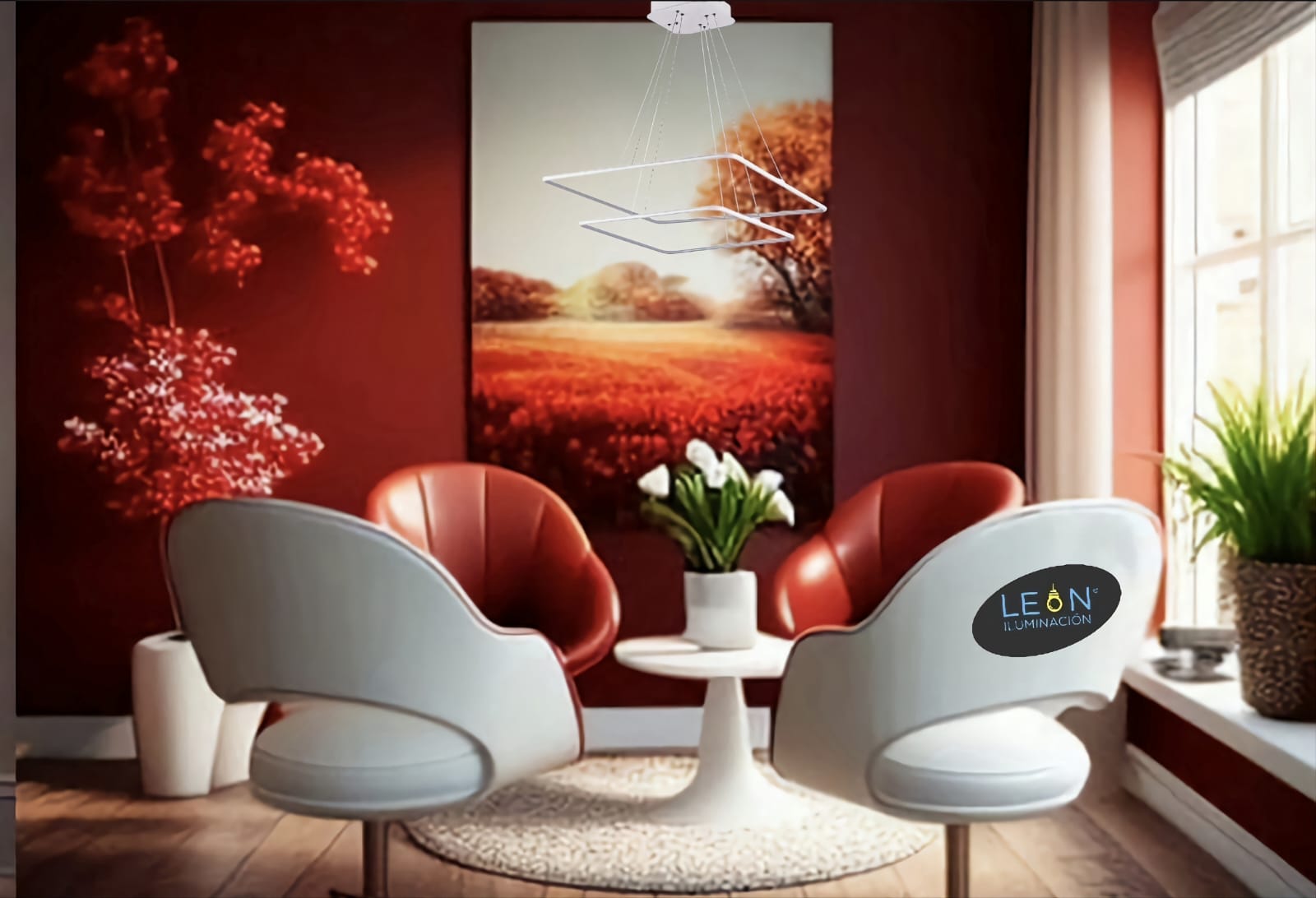 Candil de Led DOUBLE STRAIGHT 96W GD-B067-2 - Imagen 3