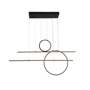 Candil de Led Mixed 80W Marca  Leon Iluminación