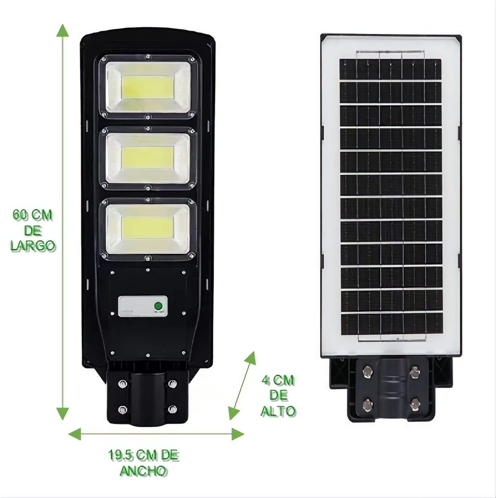 Lampara Suburbana Solar ZL-RS-100W -COB - Imagen 3