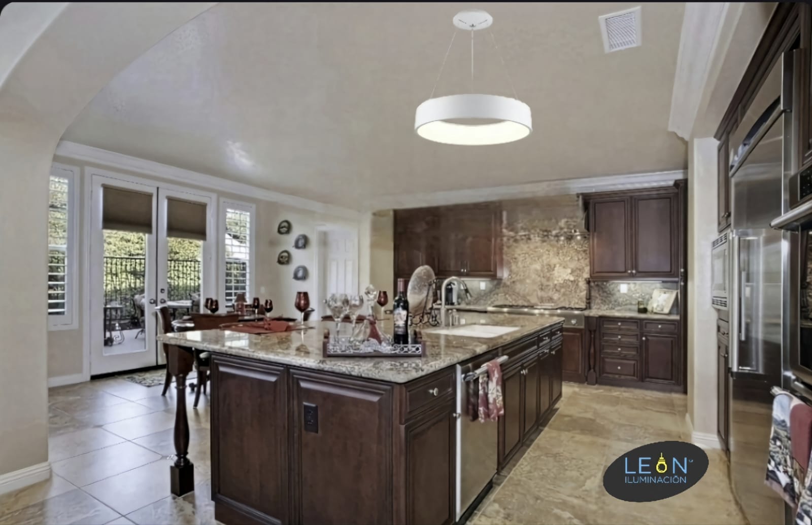 Candil de Led DAYIRAT KABIRA 32w Leon Ilumincion - Imagen 4