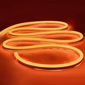 Tira neon led naranja caja con 20 pza. Colores a elegir