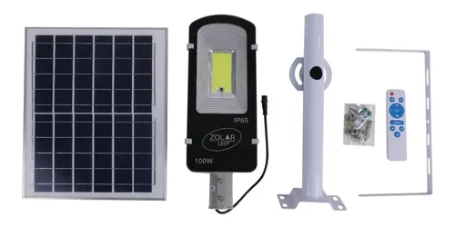 Lampara suburbana solar 100w COB - Imagen 3