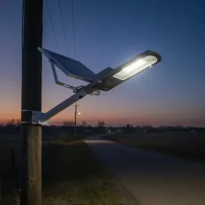 Lampara suburbana solar 100w COB